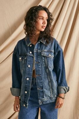 ジャケット・アウター BDG Oversized Western  Denim Jacket BDG Oversized Western Denim Jacket