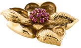 Thumbnail for your product : Tiffany & Co. Sapphire Flower Brooch