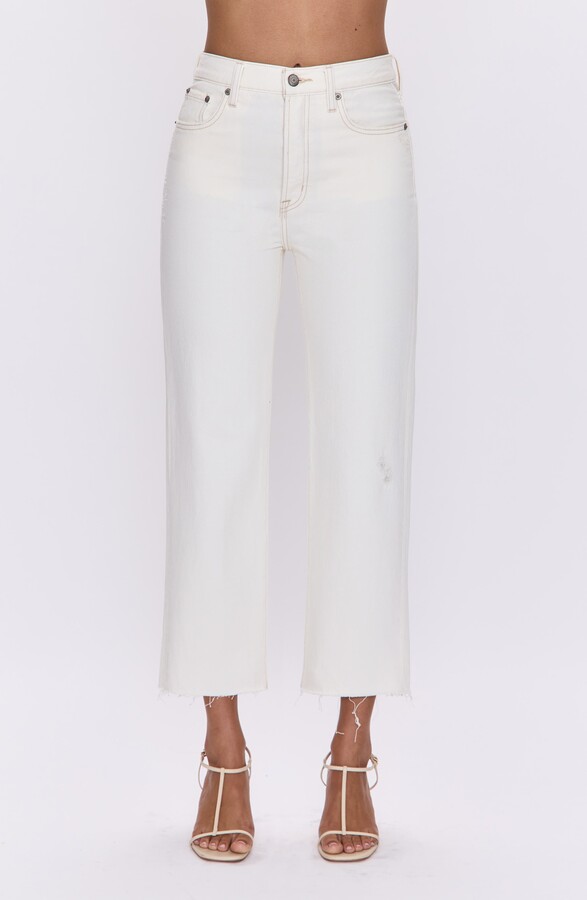 Pistola Denim Cassie High Waist Crop Straight Leg Jeans