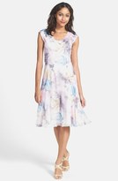 Thumbnail for your product : Komarov Cap Sleeve Floral Print Dress