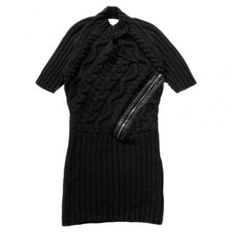Les Hommes Black Wool Dress for Women