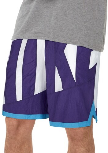 purple and blue nike shorts