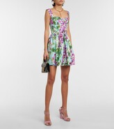 Thumbnail for your product : Dolce & Gabbana Floral cotton minidress