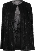 Thumbnail for your product : Gianfranco Ferré Pre-Owned Reflective Appliqués Sheer Jacket