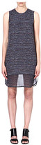 Thumbnail for your product : Theory Hassil tweed-print silk dress