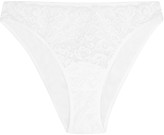Thumbnail for your product : Hanro Moments White Lace Briefs