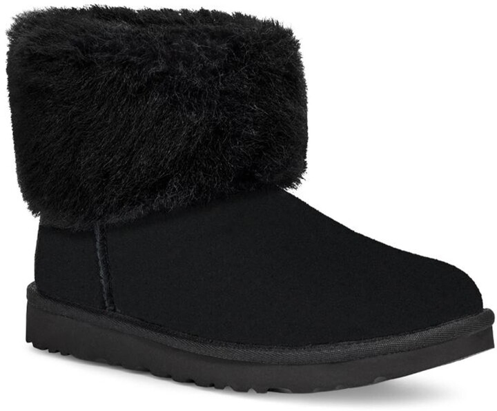 UGG Mini Blakeley Faux Fur Trimmed Boot - ShopStyle
