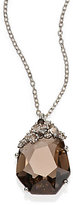 Thumbnail for your product : Smoky Quartz, Multicolor Diamond & Sterling Silver Pendant Necklace