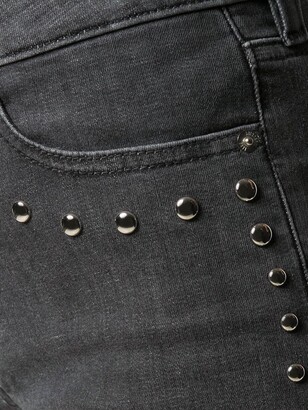 Love Moschino Studded Crop Jeans