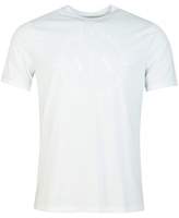 Thumbnail for your product : Armani Exchange Circle Logo Crew Neck T-shirt Colour: WHITE, Size: LAR