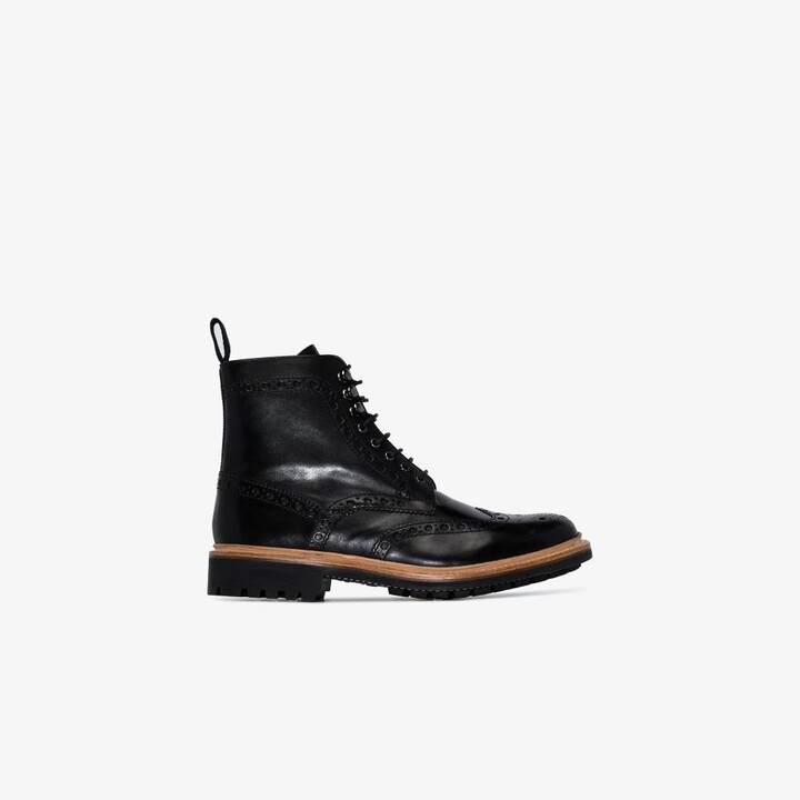 grenson mens leather boots