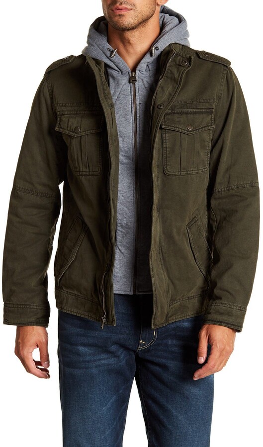 levi's olive jacket