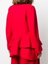 Thumbnail for your product : Comme des Garcons Long-Sleeved Raw Edge Coat