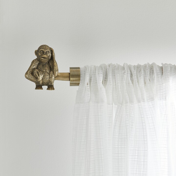 Dunelm Pair of Monkey Finials Gold ShopStyle Decor