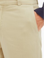 Thumbnail for your product : Another Aspect - Garment-dyed Cotton-twill Chino Trousers - Light Beige