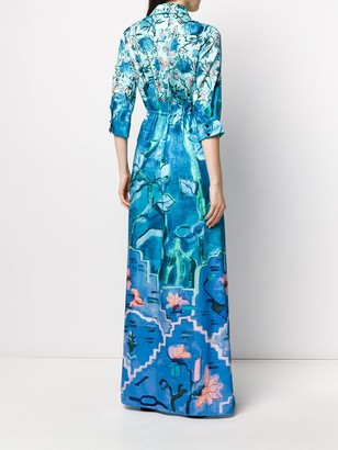 Peter Pilotto Floral-Print Shirt Dress