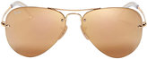 Thumbnail for your product : Ray-Ban Rimless Metallic Aviator Sunglasses