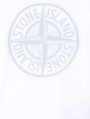 Stone Island Junior logo print T-shirt