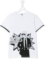 Thumbnail for your product : Karl Lagerfeld Paris Teen printed T-shirt