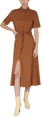 Woolrich Womens Brown Cotton Dress