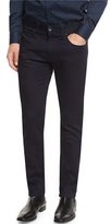 Thumbnail for your product : Armani Collezioni Dark Wash Five-Pocket Straight-Leg Jeans, Green