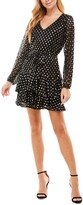 Thumbnail for your product : City Studios Juniors' Foil-Dot Tiered Dress