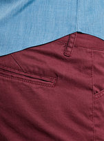 Thumbnail for your product : Topman Burgundy Longer Length Chino Shorts
