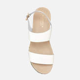 Thumbnail for your product : Carvela Women's Kitten Leather Flatform Sandals - White