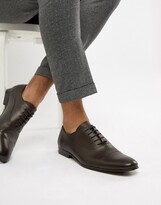 Thumbnail for your product : Office Flounder toe cap oxford shoes in brown leather