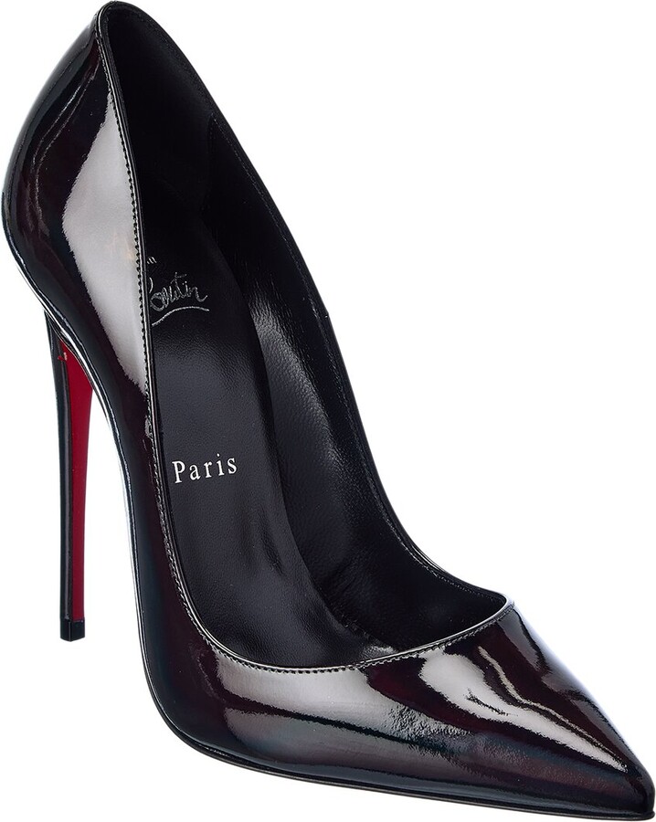 Christian Louboutin So Kate 120 Black Patent Leather - Women Shoes