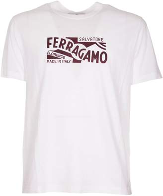 Ferragamo Logo Print T-shirt