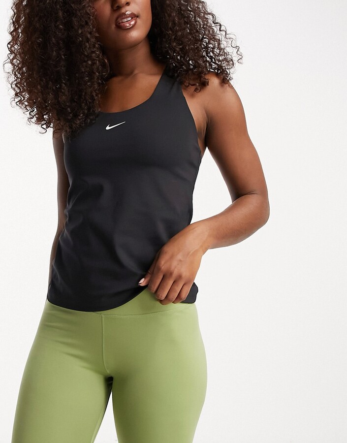 Nike Training Air Mock zip neck cropped medium support sports bra