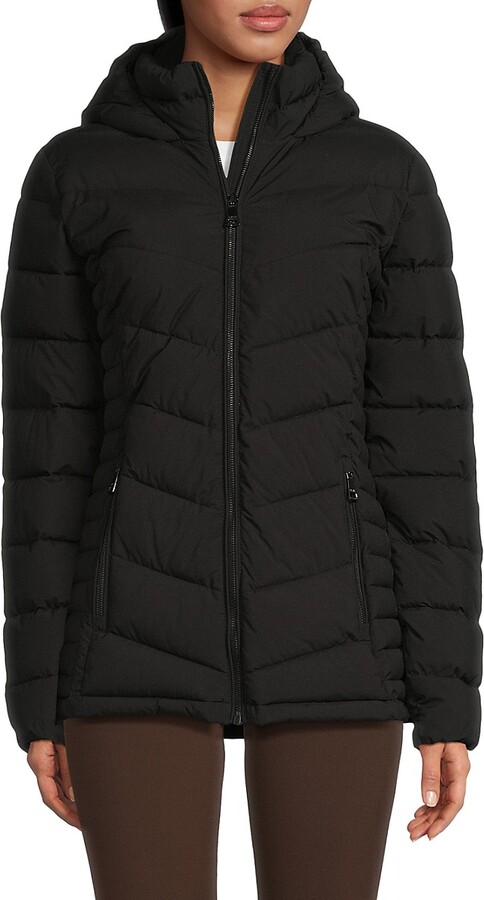 DKNY Hooded Puffer Jacket