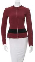Thumbnail for your product : Narciso Rodriguez Merlot & Black Striped Jacket