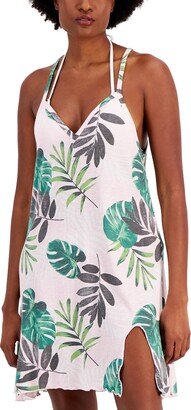 Miken Juniors' Printed Cover-Up Dress, Created for Macy's Women's Swimsuit