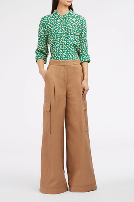MSGM Wide-Leg Cargo Trousers