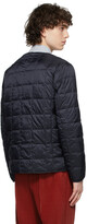 Thumbnail for your product : TAION Navy Quilted Down Inner Cardigan