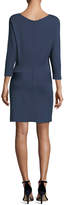 Thumbnail for your product : Halston 3/4-Sleeve Dress with Tie Detail