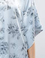Thumbnail for your product : Ganni Gold St. Satin Floral Print Shirt
