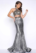 Thumbnail for your product : Mac Duggal Long Two-Piece Prom Dress 65862M