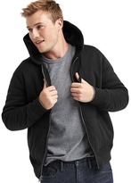 Thumbnail for your product : Gap Sherpa-lined zip hoodie