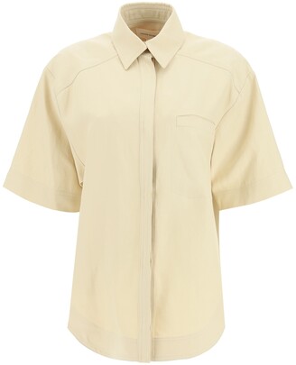 LOULOU STUDIO Moheli Shirt In Viscose And Linen