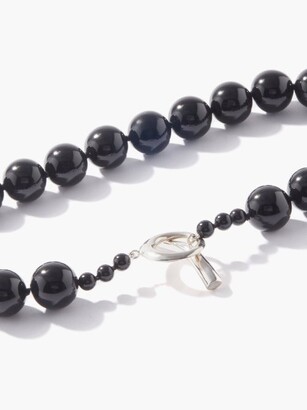 Sophie Buhai Onyx & Sterling-silver Beaded Choker Necklace - Black