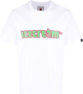 Thumbnail for your product : ICECREAM logo print cotton T-shirt