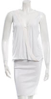Thumbnail for your product : A.L.C. Silk-Accented Sleeveless Top