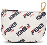 Thumbnail for your product : Fendi Mania Leather Make Up Bag - Womens - White Multi