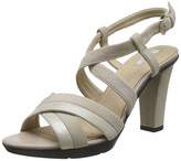 D JADALIS B, Women's Ankle Strap Sandals, Beige (Lt Taupe/lt Goldch62l),  (36 EU)