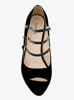 Thumbnail for your product : Torrid 3-Strap Peep Toe Platform Heels