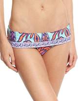 Thumbnail for your product : Trina Turk Balinese Batik Fold-Over Swim Bottom, Multicolor