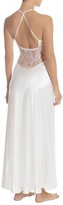 Thumbnail for your product : Jonquil Sutton Lace Bodice Side Slit Satin Night Gown